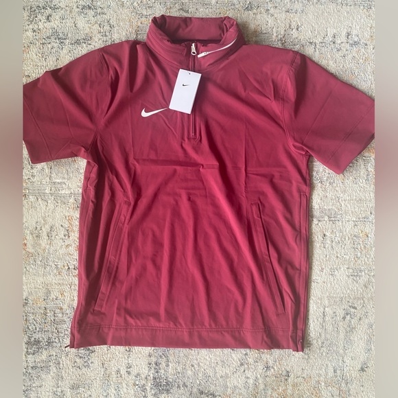 Nike Other - Nike football coaches sideline 1/4 zip maroon jacket. Size medium.